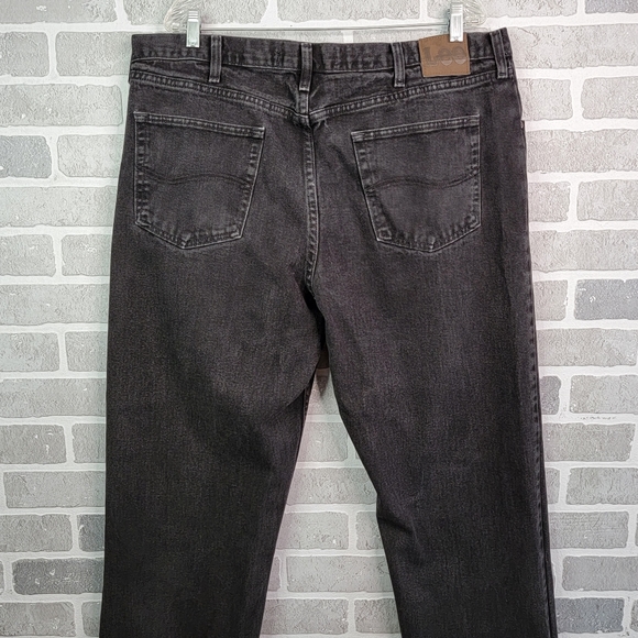 LEE M.R. Vintage Y2K Black Relaxed Fit Denim Jeans Men's Size 42 x 34 - Picture 12 of 16